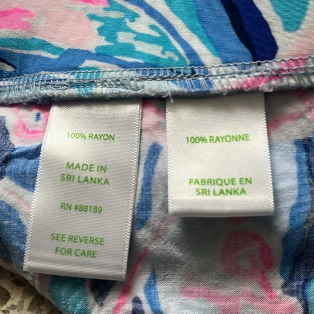 Lilly Pulitzer Neilah Reel Nauti Engineered Shorts, Size XXS. Skim Blue. - Picture 4 of 12